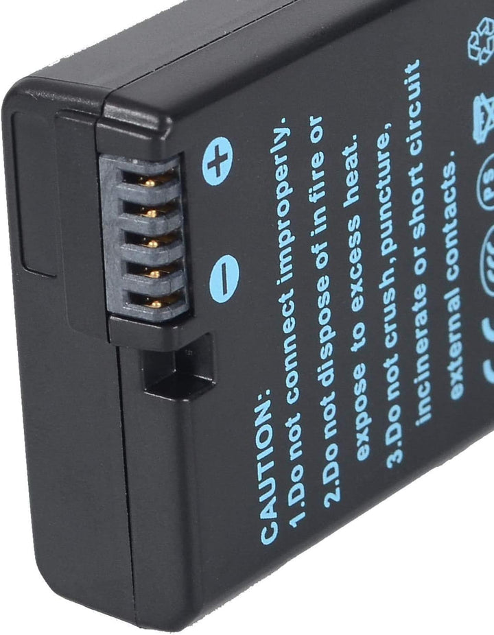 DSTE® 2-Stücke Batterie und DC111E Reise Ladegerät Kit für Nikon EN-EL14 EN-EL14A DF D3100 D3200 D33