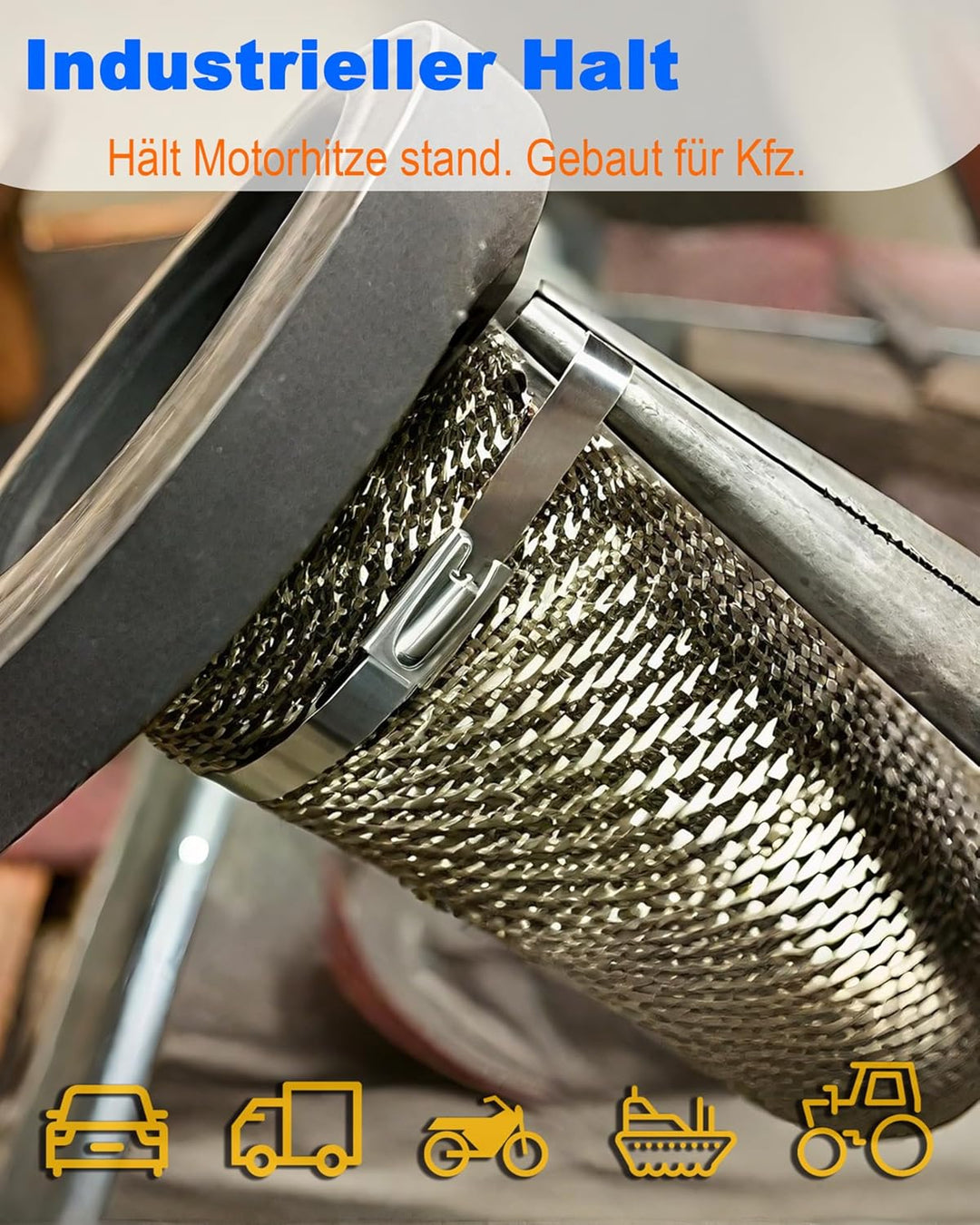 Edelstahl Kabelbinder 100 Stück, 700mm*4,6mm (V2A), Metall Kabelbinder Stark, Hitzeschutzband Befest