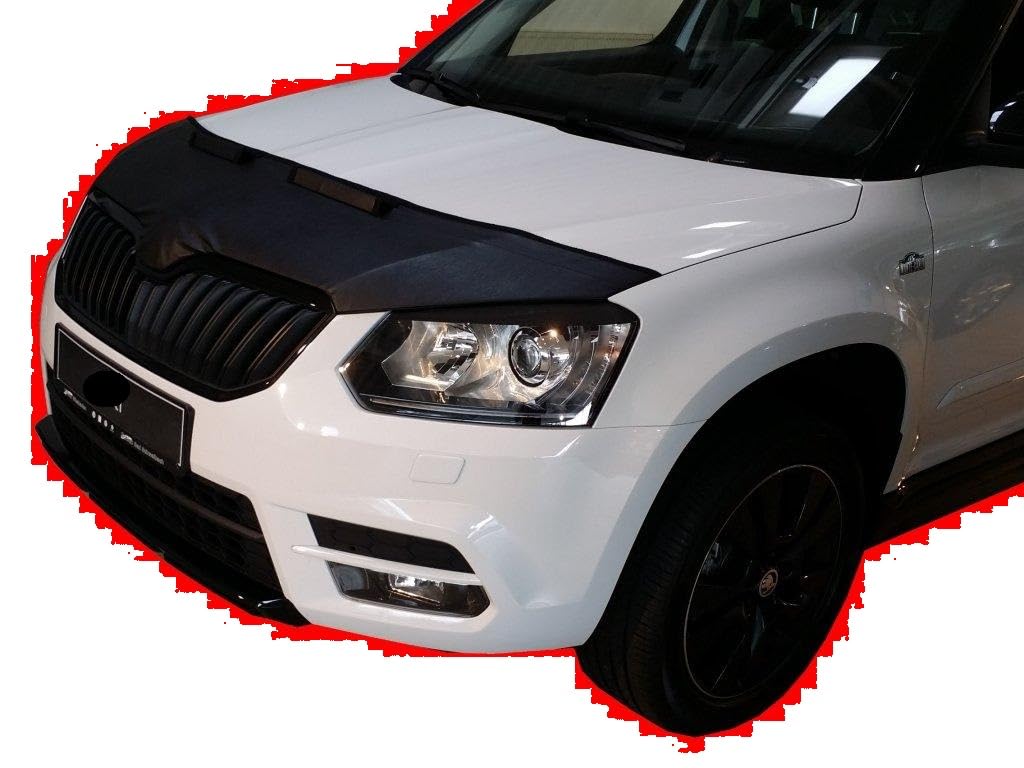 AB-00303 Auto Bra kompatibel mit Skoda Yeti Bj. ab 2013 Haubenbra Steinschlagschutz Tuning Bonnet Br