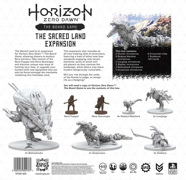 Steamforged Games | Horizon Zero Dawn | Board Game | The Sacred Land Expansion| for 1 to 4 Players A