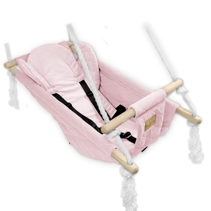 BlueKitty Wiege; Schaukel; Liegestuhl für Kinder; Babyschaukel; Kinderschaukel mit Kissen; Schaukel