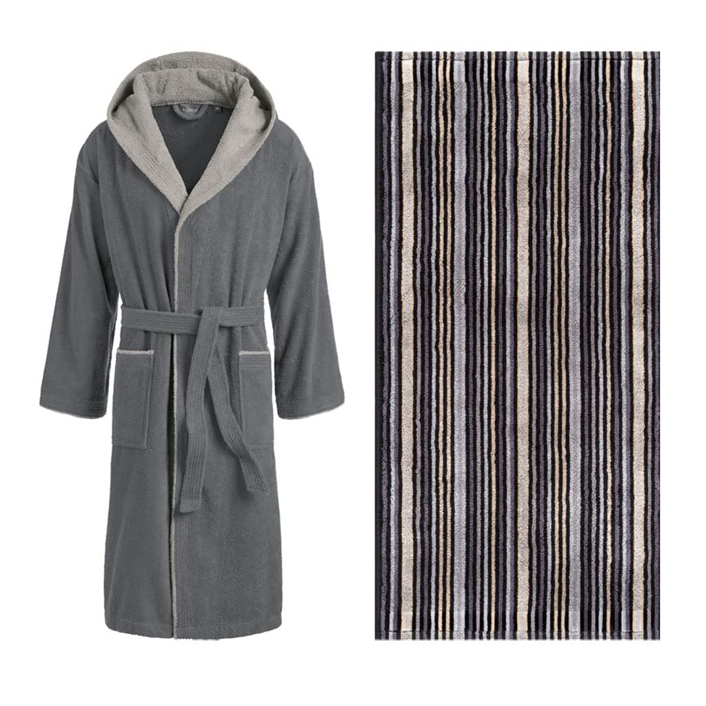 Egeria Unisex Cairo + Combi Stripes Set Cairo + Combi Stripes Set S Grau, S Grau