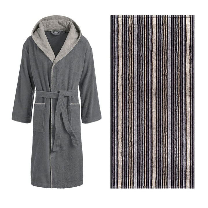 Egeria Unisex Cairo + Combi Stripes Set Cairo + Combi Stripes Set S Grau, S Grau