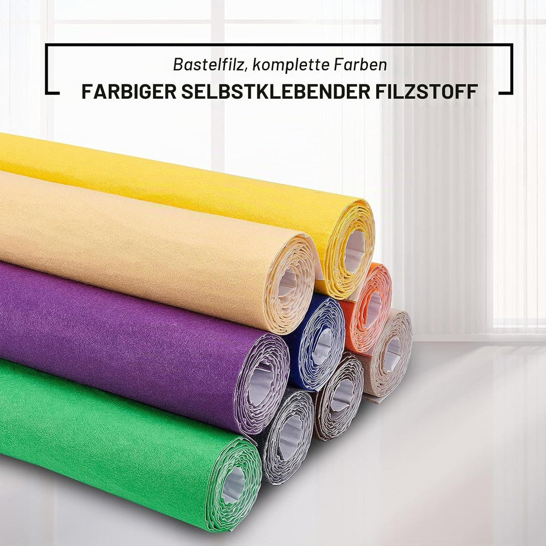 BENECREAT 40cmx2m Selbstklebender Stick Filz Grüner Selbstklebender Filzregal Für Box Liner, Bilderr