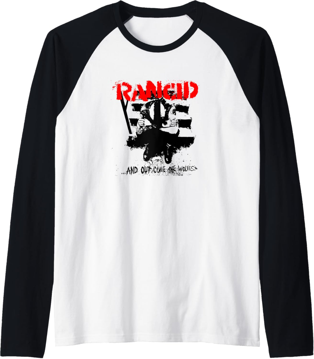 Rancid - Official Merchandise - And Out Come The Wolves Raglan