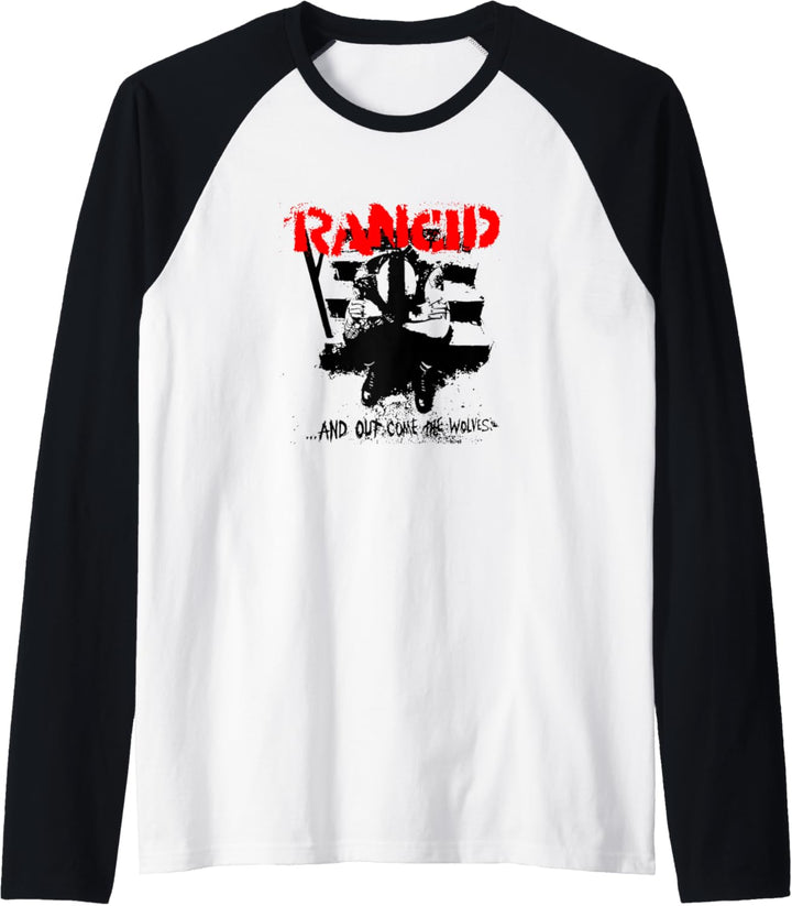 Rancid - Official Merchandise - And Out Come The Wolves Raglan