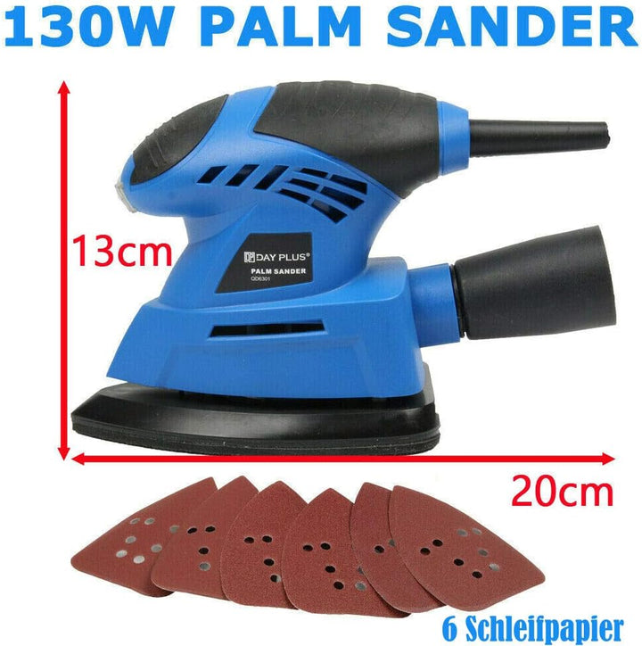 Leistungsstarker elektrischer Detail-Maus-Handhand-Mini-Schleifer mit Detail-Schleifblättern 130W 2M
