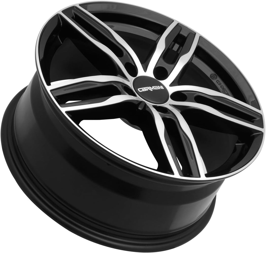 CARMANI 14 Paul black polish 6,5x16 ET42 5.00x112 Hub Bore 57.10 mm - Alu felgen
