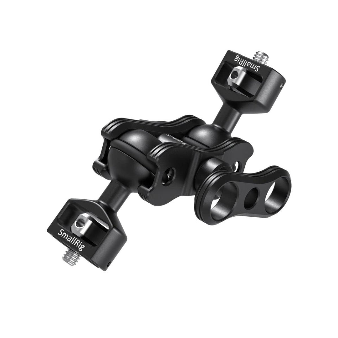 SmallRig Gelenkarm mit Doppelkugelkopf 1/4 Zoll Schraube Schwarz Kugelkopf Hauptmaterial Edelstahl A