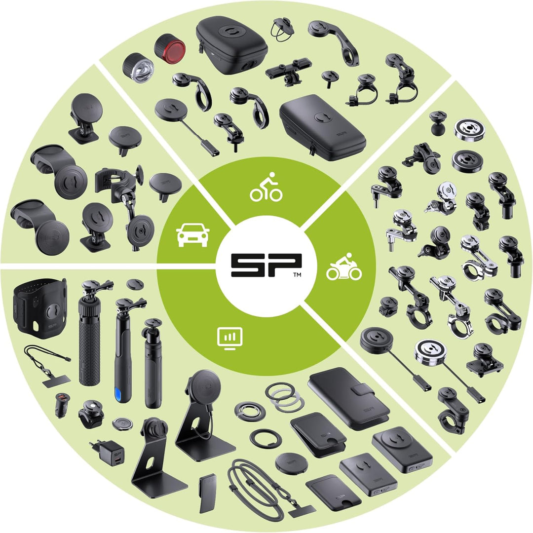 SP CONNECT Fahrrad-Handyhalterung | SPC+ | Universeller Handyhalter für Fahrradlenker | Fahrradhandy
