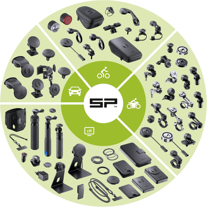 SP CONNECT Fahrrad-Handyhalterung | SPC+ | Universeller Handyhalter für Fahrradlenker | Fahrradhandy
