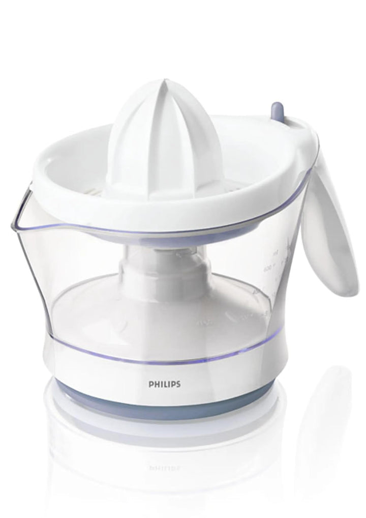 Philips HR2744/40 Zitruspresse (600 ml Saftbehälter, Spülmaschinenfest) weiss