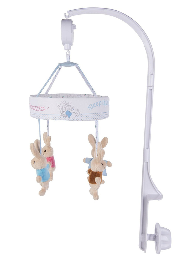 Rainbow Designs RBD-MOB04 Peter Hase Mobile mit Musik, transparent, 200 g