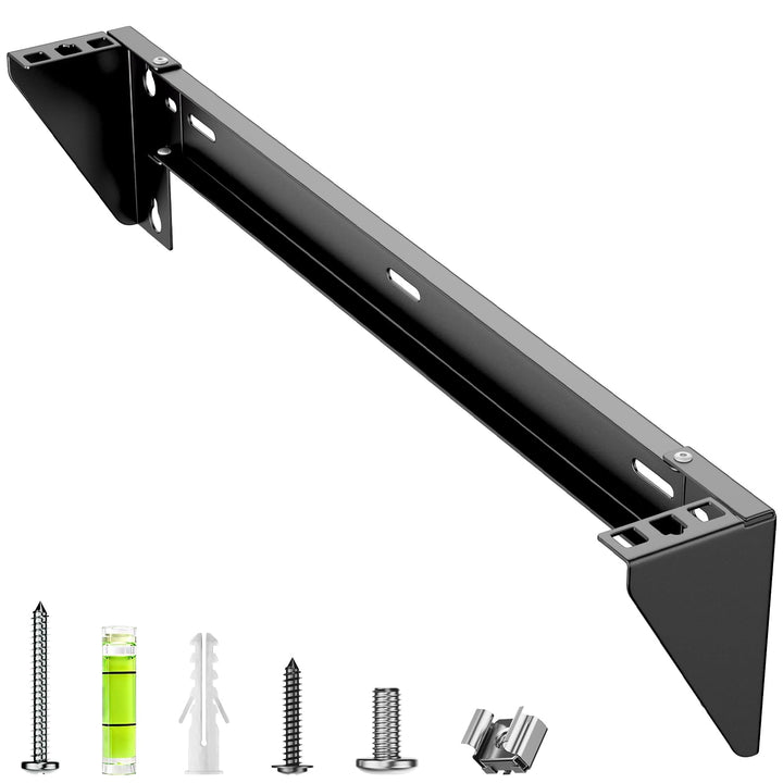 1HE 19 Zoll Wandhalterung Rack, Vertikale & Untertisch Montage, Stahl Server Rack Halter für Netzwer