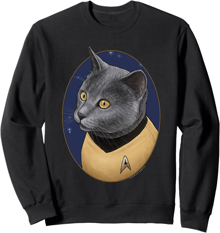 Star Trek: The Original Series Chekov Cat Portrait Sweatshirt