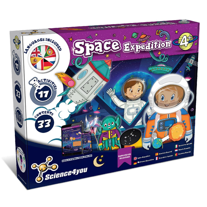 Science4you Abenteuer im Weltraumlabor fur Kinder 4+ - Experimentierkasten, 17 Aktivitaten: Sonnensy
