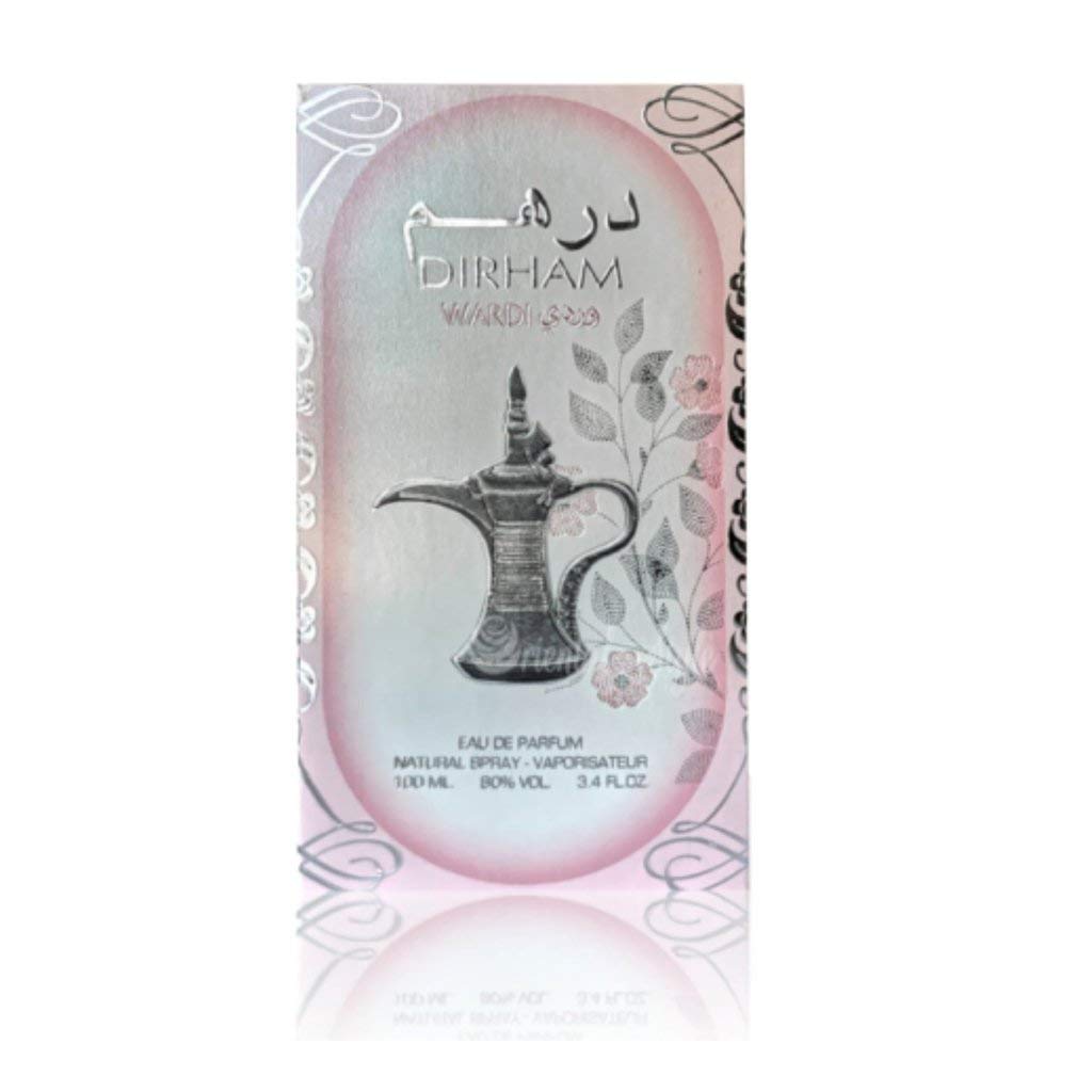 Ard Al Zaafran natürliches Parfum „Dirham Wardi Edp“, Qualitätsspray, 100 ml, bester Duft für Frauen
