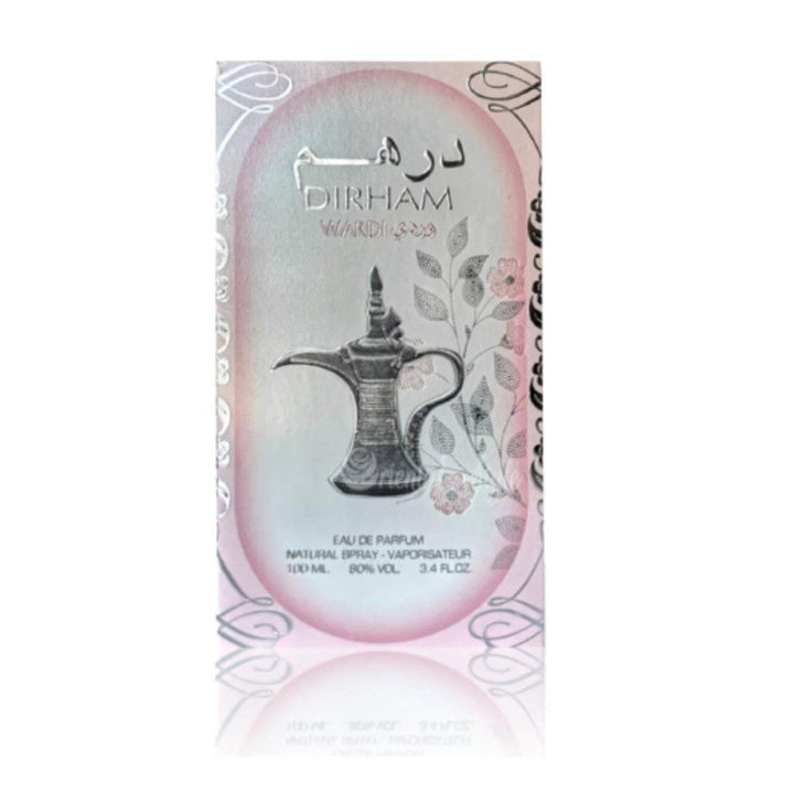 Ard Al Zaafran natürliches Parfum „Dirham Wardi Edp“, Qualitätsspray, 100 ml, bester Duft für Frauen