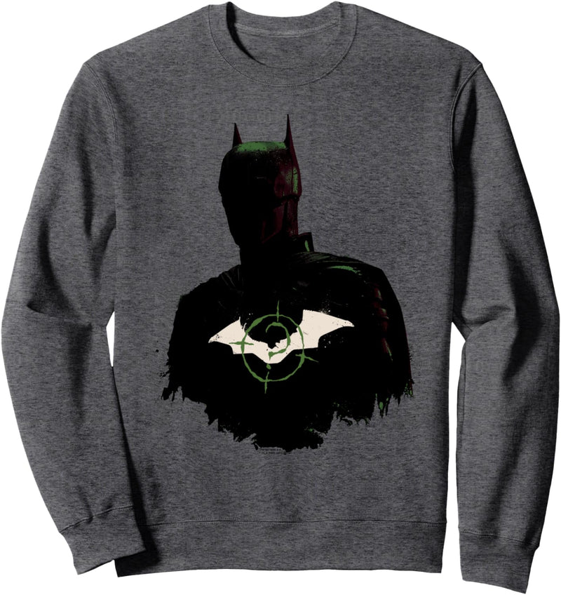 The Batman Silhouette with Riddler Logo Sweatshirt