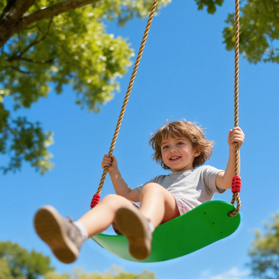 EXTSUD Elastischer Kinderschaukel Farbe Eva weichen Bord U-Schaukel Brettschaukel Schaukelsitz Schau