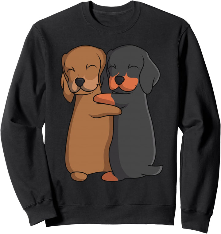 Dackel Dachshund Teckel Frauchen Herrchen Kinder Frauen Sweatshirt