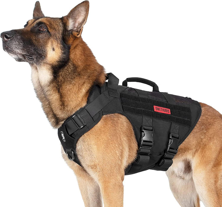 OneTigris No-Pull Hundegeschirr, AIRE MESH Einstellbar Sicherheitsgeschirr Ultra Atmungsaktiv für Gr