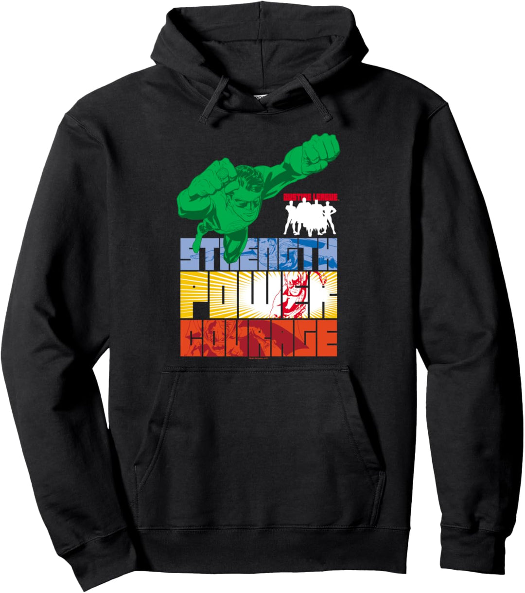 Justice League Heroic Qualities Pullover Hoodie