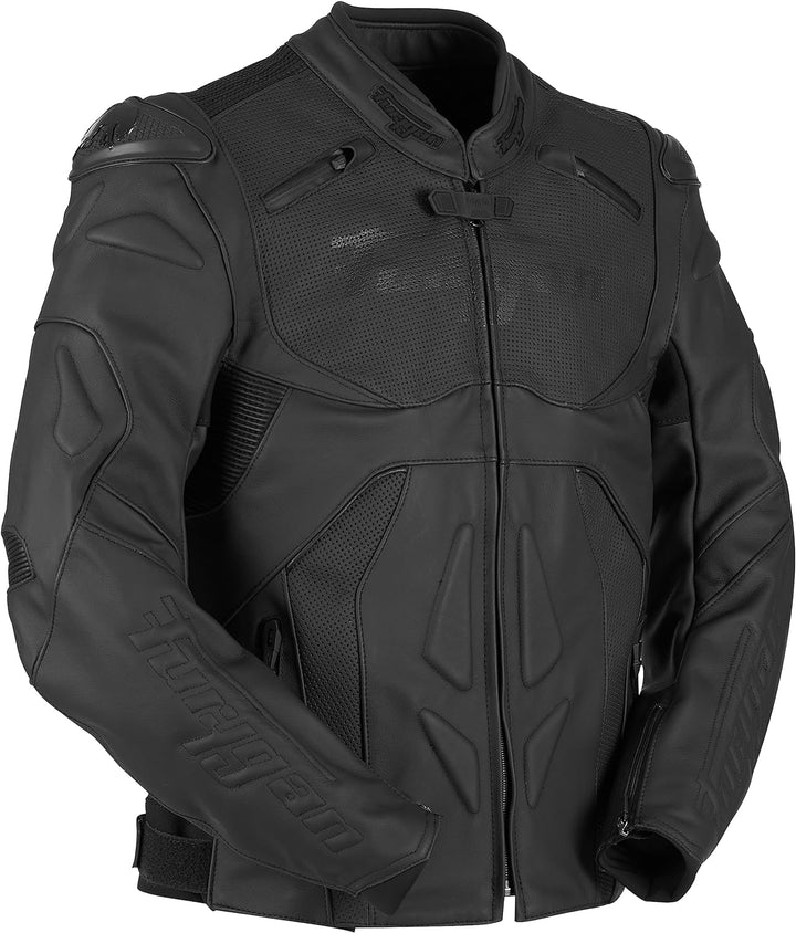 Furygan Men's 6011-1 Ghost Black L JACKEN UND MÄNTEL, Schwarz, L