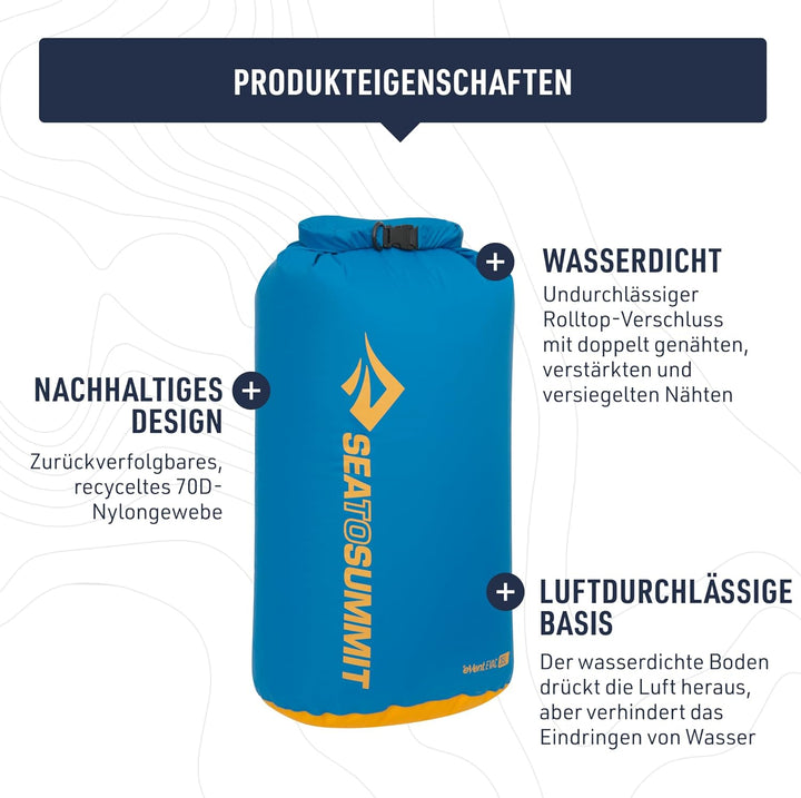 Sea to Summit Evac Dry Bag Beluga 20 Liter, Beluga 20 Liter