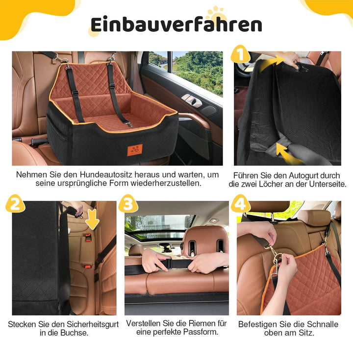 GL GLENSLAVE Hundesitz für grosse/mittlere Hund, Hundeerhöhungssitz unter 55Lbs oder 2 kleine Hunde,