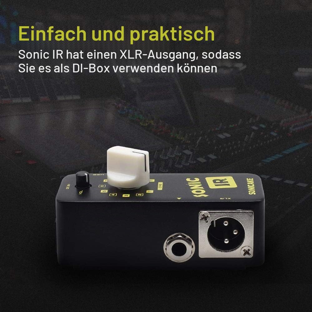 SONICAKE Sonic IR Gitarre Bass Effektpedal Lautsprecherbox Simulator Impulsantwort Lader, IR