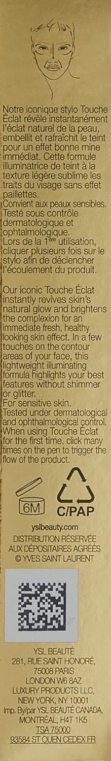 Yves Saint Laurent Effekt-Glanz Korrektur #2.5-vanille lumière 2.5 ml