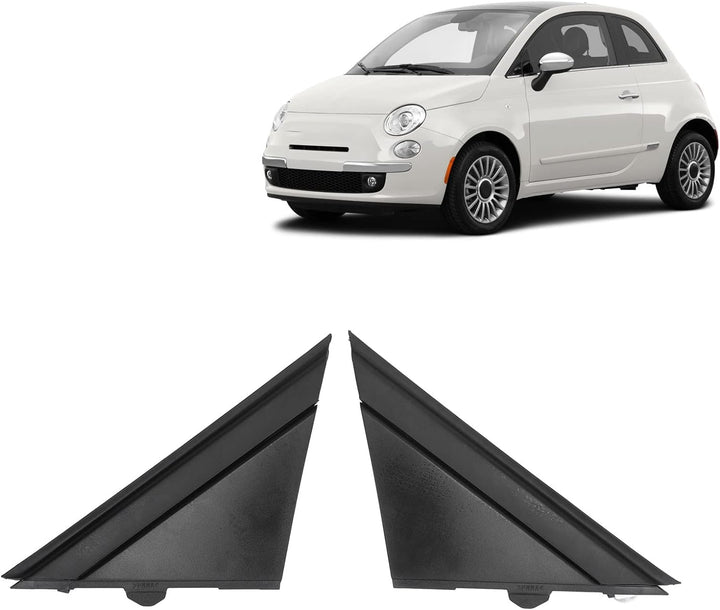 Türspiegelabdeckungsleiste für 500 2012-2017, Linke Fahrer und Rechte Beifahrerseite, Türspiegelabde