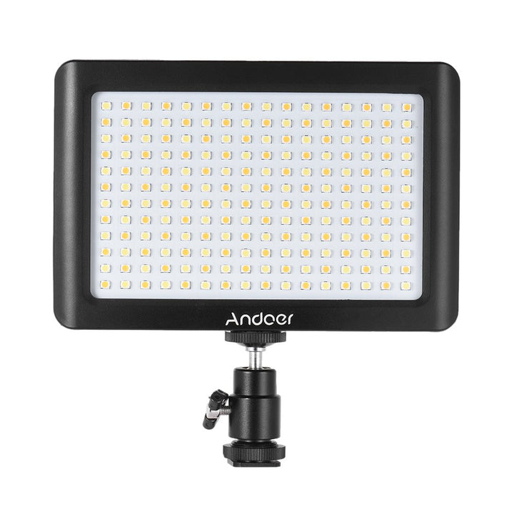 Andoer Mini LED Licht 192pcs Beads Studio Video Fotografie Dimmbar Tragbar Panel Lampe 3200K / 6000K