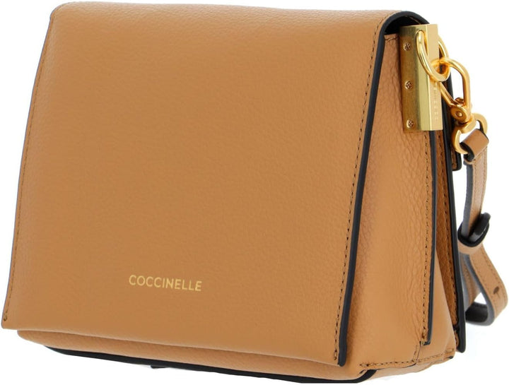 Coccinelle Louise Crossbody Warm Beige/Noir