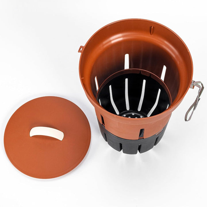 Urbalive Beetkomposter für Wurmkompost 12L - Garten unterirdisch Wurmkomposter zum Eingraben - Desig