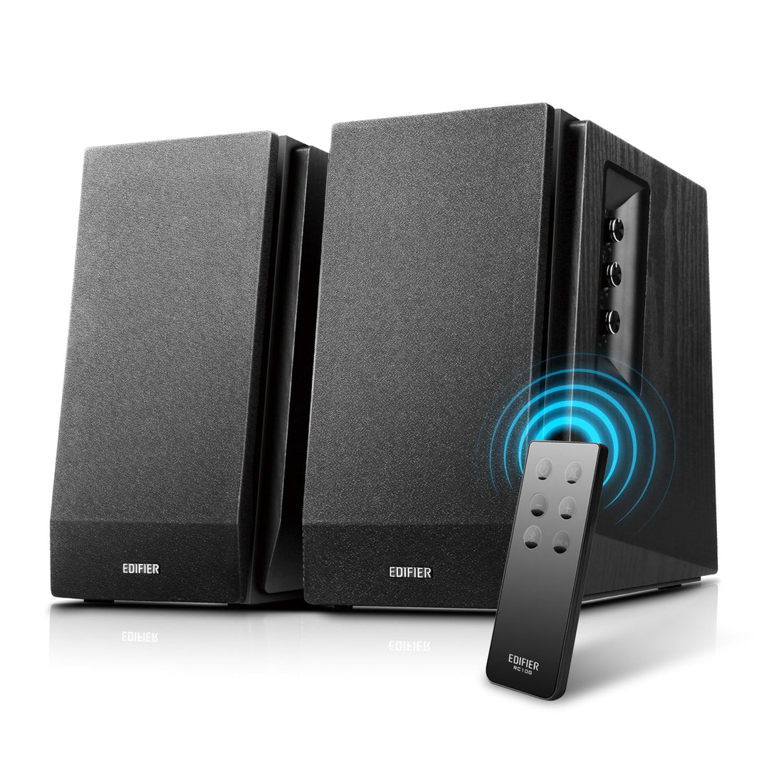 Edifier R1700BT BK Lautsprechersystem (66W) für TV/PC/Notebook/Tablet/Smartphone schwarz Black(Singl