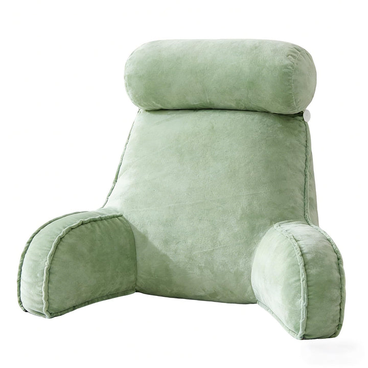 Extra Grosses Lesekissen mit Abnehmbarer Hülle, Ergonomisches Rückenstützkissen für Bett/Sofa, Gefül