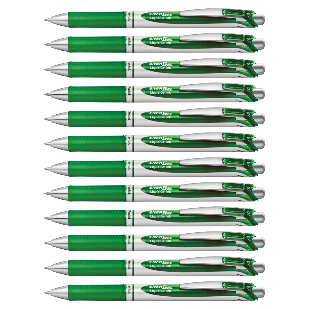 Pentel BL77-DO EnerGel Gel-Tintenroller mit Druckmechanik, 0,7 mm Kugeldurchmesser = 0,35 mm Strichs