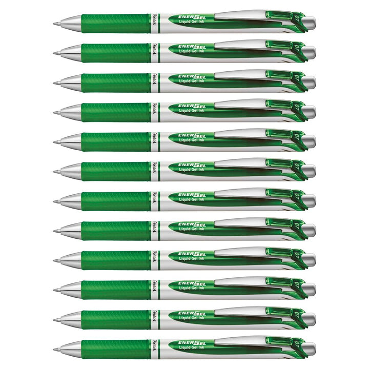 Pentel BL77-DO EnerGel Gel-Tintenroller mit Druckmechanik, 0,7 mm Kugeldurchmesser = 0,35 mm Strichs
