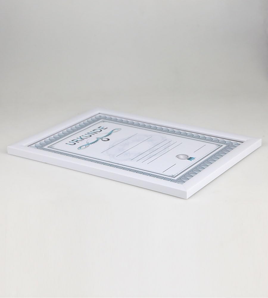 IDEAL TREND 2er 3er 5er 10er Pack Dokument Bilderrahmen 21x29,7 DIN A4 Urkunde Foto Rahmen: Farbe: 1