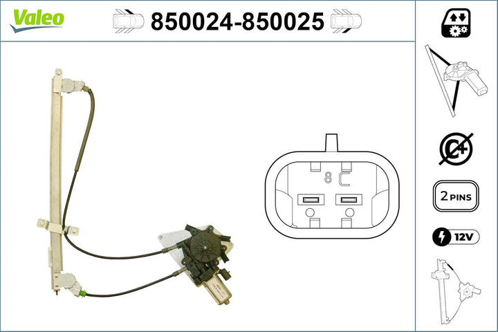 Valeo Fensterheber 850024