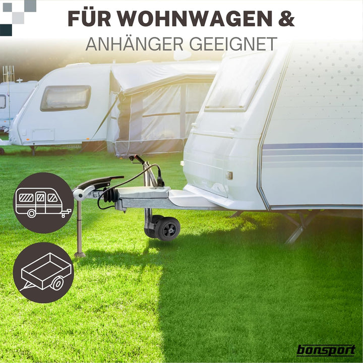 bonsport Stützlastwaage für Wohnwagen und Anhänger – Deichselwaage mit Standfuss von 50-100 kg – Waa