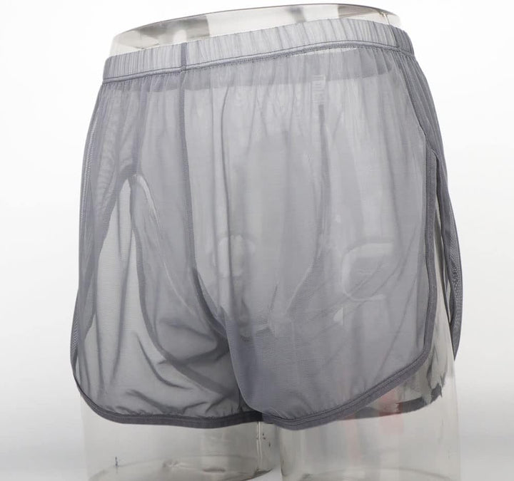 Herren Boxershorts Transparent Leicht Luftig Atmungsaktiv Bequem Geeignet für den Sommer Schwarzblau