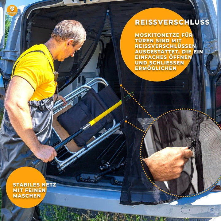 CHROMEMASTER | Magnetisches Fliegengitter für Camper, Campervan, Wohnmobil | Kompatibel mit Renault