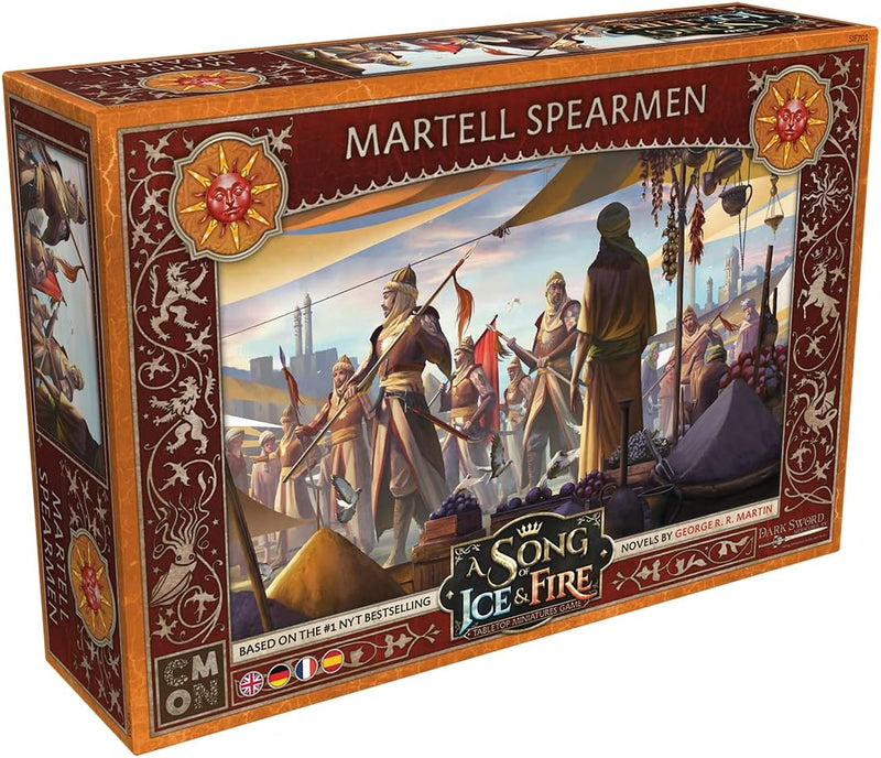 CMON | A Song of Ice & Fire – Speerträger von Haus Martell | Erweiterung | Tabletop | 2 Spieler | Ab