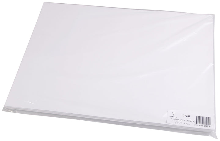 Clairefontaine 37281C Skizzenpapier (120 g, DIN A2, 42 x 59,4 cm, 125 Blatt, ideal für Künstler oder