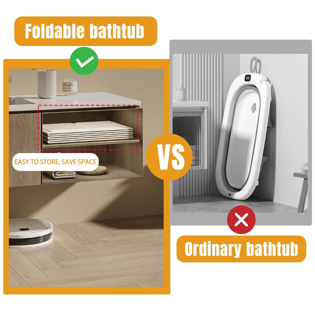 Faltbare Badewanne für Kinder, Tragbare Badewanne, Grosse Kleinkindbadewanne, Tragbares Duschbecken,
