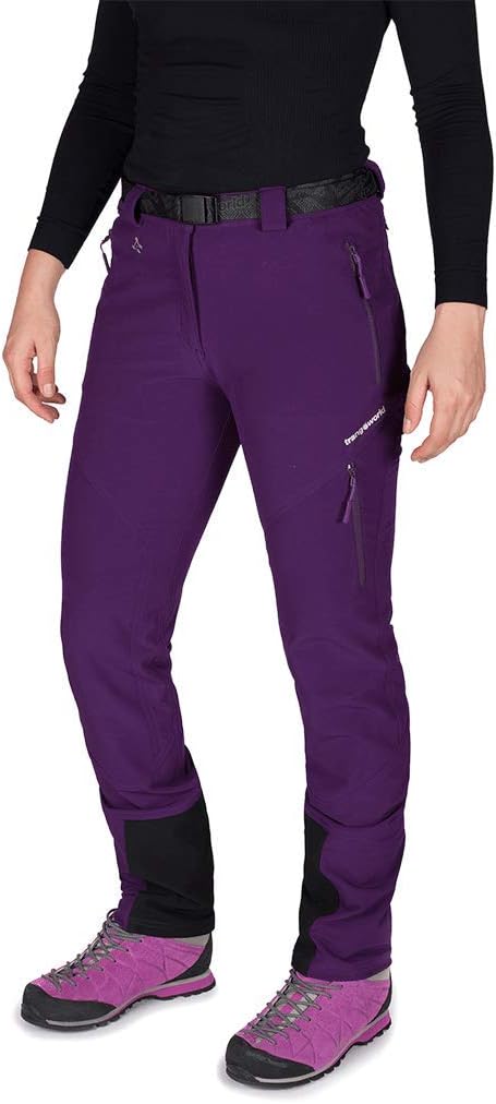 Trangoworld Nistkastenhose Lang, Damen. L dunkelviolett Imperial