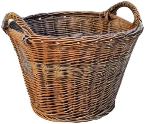 Kartoffelkorb Ø 60cm Weidenkorb Erntekorb Kaminholzkorb Obstkorb Füllkorb Kiepe
